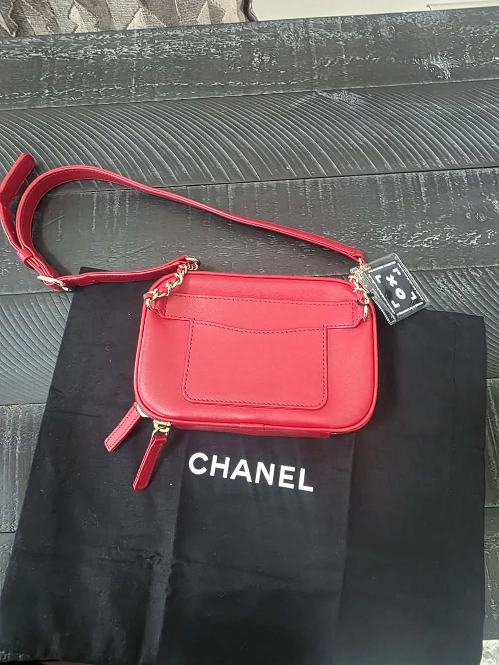 Chanel Red Belt Bag